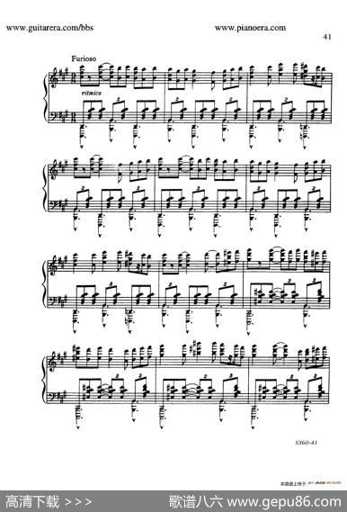 FourthPianoSonataS.360（第四钢琴奏鸣曲）|里奥·奥恩斯坦(LeoOrnstein）