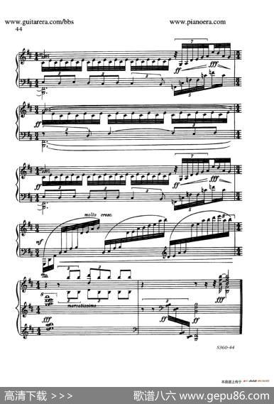 FourthPianoSonataS.360（第四钢琴奏鸣曲）|里奥·奥恩斯坦(LeoOrnstein）
