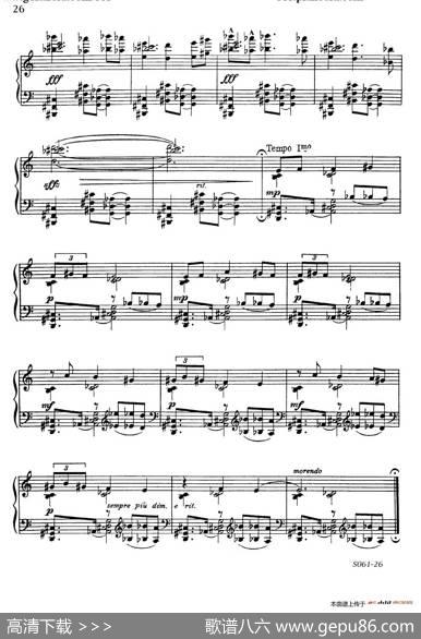 Poemsof1917Op.41（1917之诗6.战壕挽歌）|里奥·奥恩斯坦(LeoOrnstein）