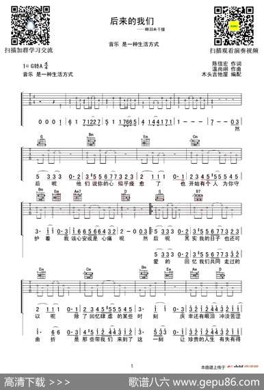 后来的我们（陈信宏词温尚翊曲、木头吉他屋编配） - 陈信宏|温尚翊曲、木头吉他屋编配