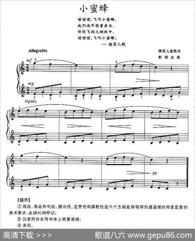 小蜜蜂（德国儿歌、郭瑶改编版）|德国儿歌、郭瑶改编