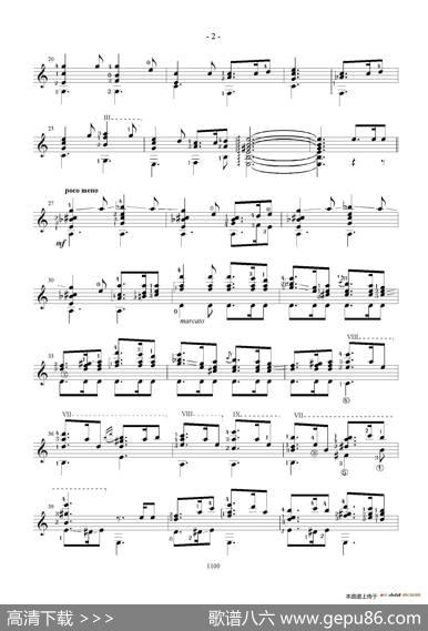 Op.47Nr.2SuiteEspanola(Canaluna)（古典吉他）|​伊萨克·阿尔贝尼斯