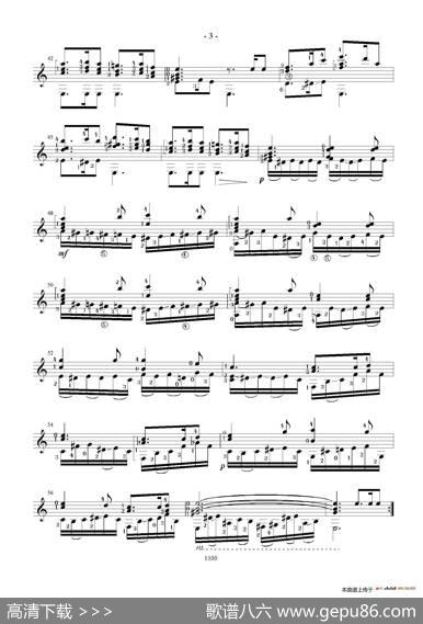 Op.47Nr.2SuiteEspanola(Canaluna)（古典吉他）|​伊萨克·阿尔贝尼斯