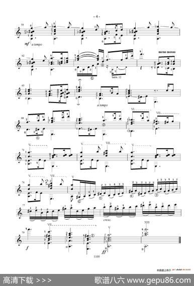 Op.47Nr.2SuiteEspanola(Canaluna)（古典吉他）|​伊萨克·阿尔贝尼斯