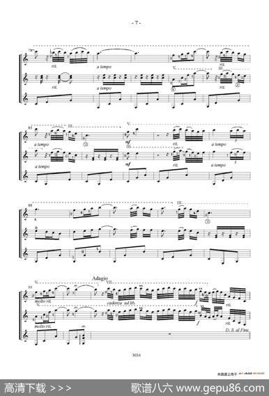 RumoresdelaCaleta(GuitarTRIO)（古典吉他）|​伊萨克·阿尔贝尼斯