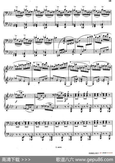 CharakterskizzenOp.40（个性素描4.万花筒Kaleidoskop）|约瑟夫·卡西马·霍夫曼(JosefCasimirHofmann）