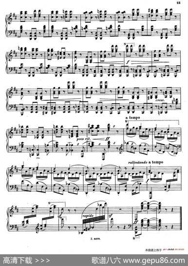 CharakterskizzenOp.40（个性素描4.万花筒Kaleidoskop）|约瑟夫·卡西马·霍夫曼(JosefCasimirHofmann）