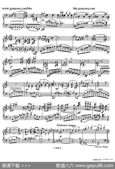 ThemewithVariationsandFugueinFMajorOp.14（F大调主题变奏与赋格）|约瑟夫·卡西马·霍夫曼(JosefCasimirHofmann）
