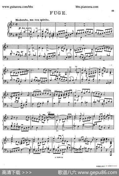 ThemewithVariationsandFugueinFMajorOp.14（F大调主题变奏与赋格）|约瑟夫·卡西马·霍夫曼(JosefCasimirHofmann）