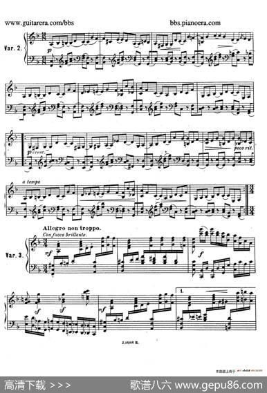 ThemewithVariationsandFugueinFMajorOp.14（F大调主题变奏与赋格）|约瑟夫·卡西马·霍夫曼(JosefCasimirHofmann）