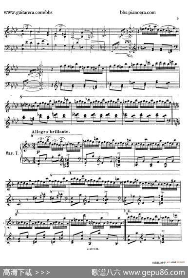 ThemewithVariationsandFugueinFMajorOp.14（F大调主题变奏与赋格）|约瑟夫·卡西马·霍夫曼(JosefCasimirHofmann）