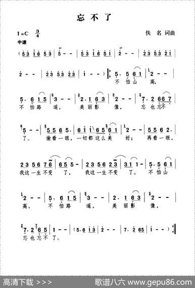 忘不了（邓丽君演唱版）