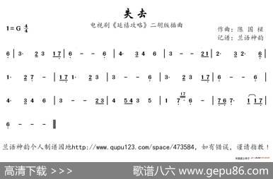失去（电视剧《延禧攻略》二胡版插曲）|陈国樑