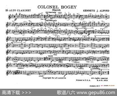 ColonelBogey（分谱合集）|K·J·Alford