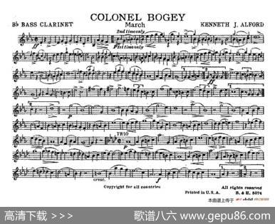 ColonelBogey（分谱合集）|K·J·Alford