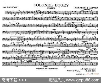 ColonelBogey（分谱合集）|K·J·Alford