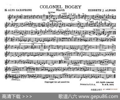 ColonelBogey（分谱合集）|K·J·Alford