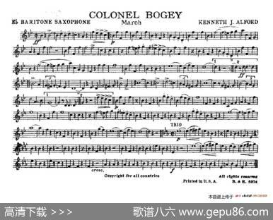 ColonelBogey（分谱合集）|K·J·Alford
