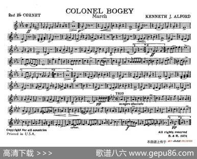 ColonelBogey（分谱合集）|K·J·Alford