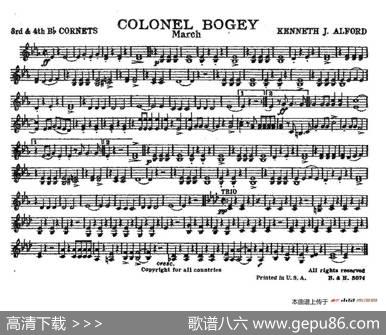 ColonelBogey（分谱合集）|K·J·Alford