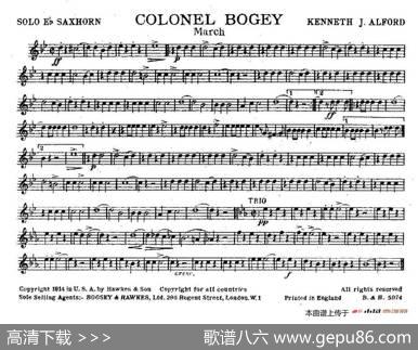 ColonelBogey（分谱合集）|K·J·Alford