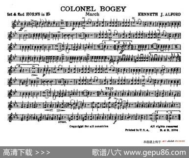ColonelBogey（分谱合集）|K·J·Alford