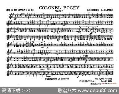 ColonelBogey（分谱合集）|K·J·Alford