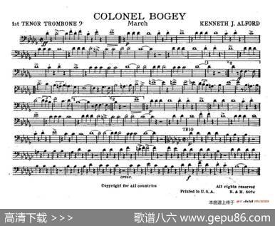 ColonelBogey（分谱合集）|K·J·Alford