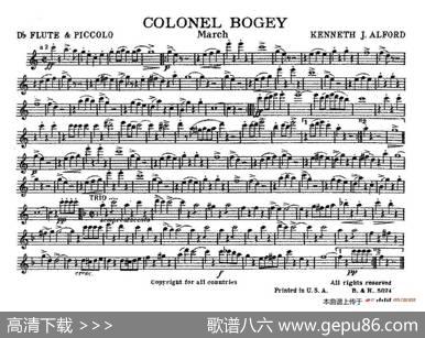 ColonelBogey（分谱合集）|K·J·Alford