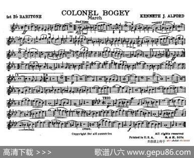 ColonelBogey（分谱合集）|K·J·Alford