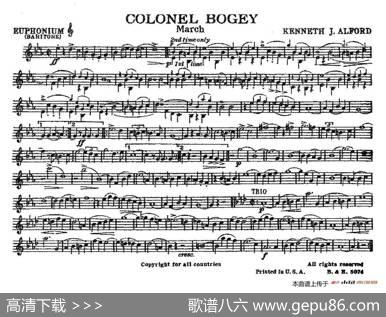 ColonelBogey（分谱合集）|K·J·Alford