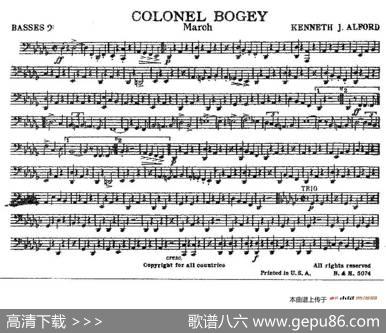 ColonelBogey（分谱合集）|K·J·Alford