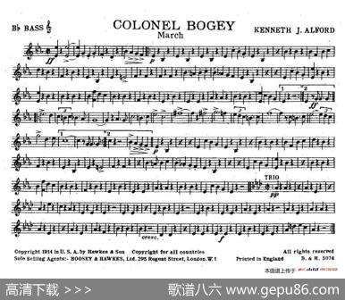 ColonelBogey（分谱合集）|K·J·Alford
