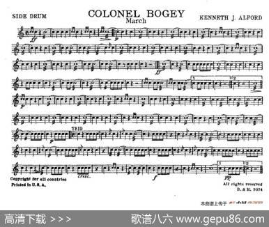 ColonelBogey（分谱合集）|K·J·Alford