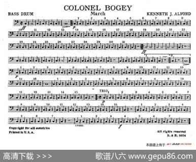ColonelBogey（分谱合集）|K·J·Alford