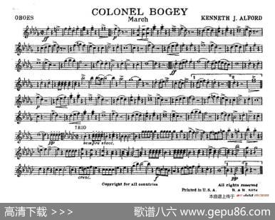 ColonelBogey（分谱合集）|K·J·Alford