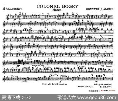 ColonelBogey（分谱合集）|K·J·Alford