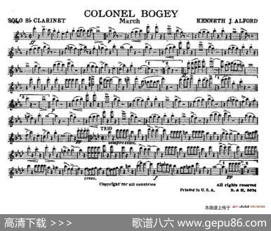 ColonelBogey（分谱合集）|K·J·Alford