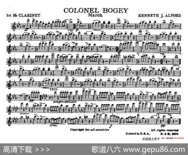ColonelBogey（分谱合集）|K·J·Alford
