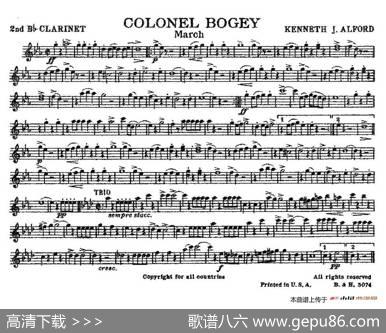 ColonelBogey（分谱合集）|K·J·Alford