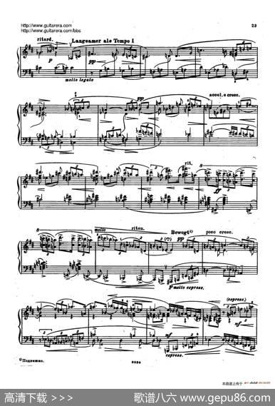 PianoSonataOp.1（钢琴奏鸣曲）|Berg,Alban贝尔格