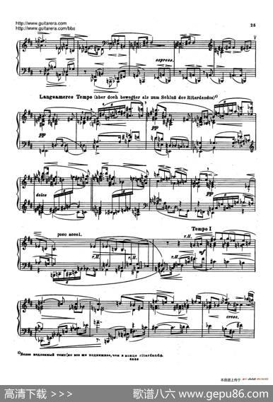 PianoSonataOp.1（钢琴奏鸣曲）|Berg,Alban贝尔格