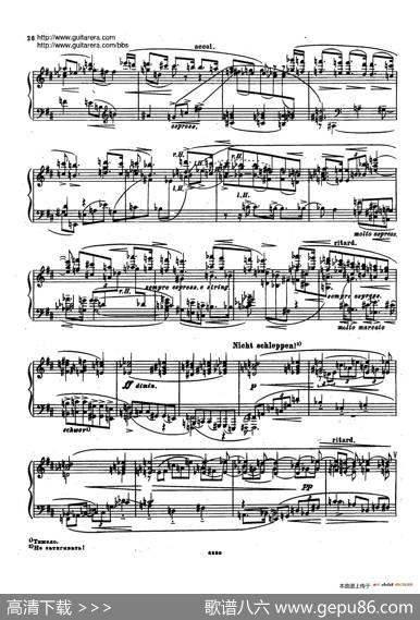 PianoSonataOp.1（钢琴奏鸣曲）|Berg,Alban贝尔格