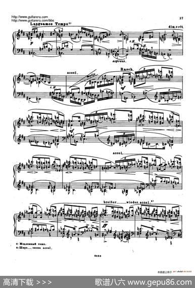 PianoSonataOp.1（钢琴奏鸣曲）|Berg,Alban贝尔格