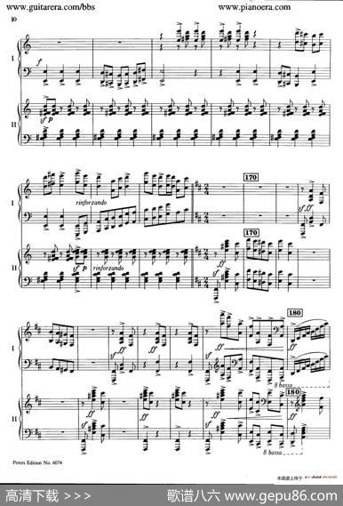 RondoinDMajorOp.87a（D大调回旋曲·双钢琴）|亚历山大·齐尔品（AlexanderTcherepnin）