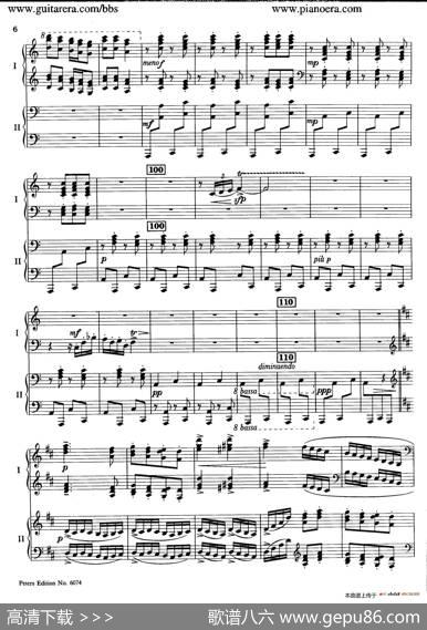 RondoinDMajorOp.87a（D大调回旋曲·双钢琴）|亚历山大·齐尔品（AlexanderTcherepnin）