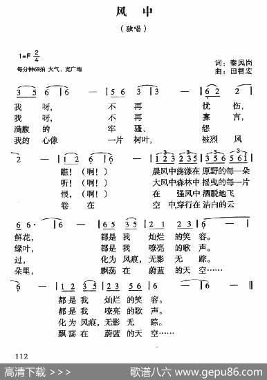 风中 - 秦凤岗|田智宏