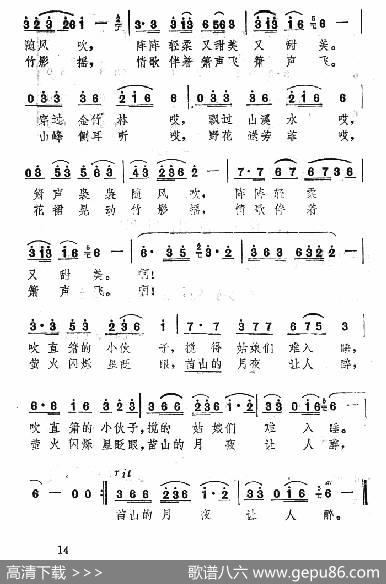 直箫对着山月吹（段扬词甘方华曲） - 段扬|甘方华
