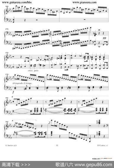 GrandePianoSonataincMinorOp.2（c小调华丽钢琴奏鸣曲·第一乐章）|乔治·翁斯洛（GeorgeOnslow）