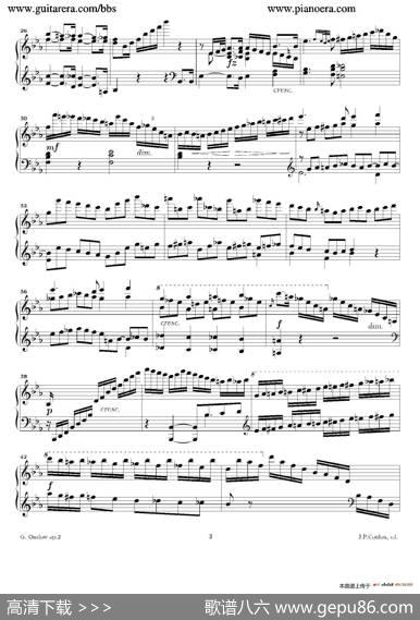 GrandePianoSonataincMinorOp.2（c小调华丽钢琴奏鸣曲·第一乐章）|乔治·翁斯洛（GeorgeOnslow）